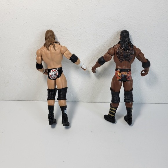 WWE Mattel Triple H & Booker Action Figures Both From 2011 7 inch tall - Picture 2 of 7